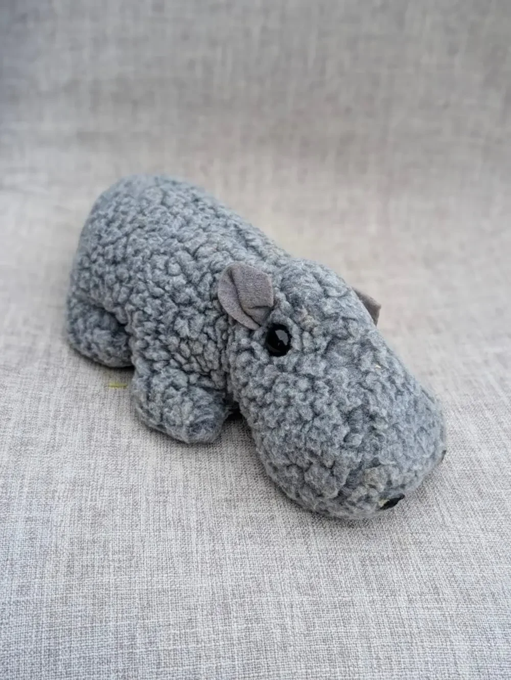 Vintage Possum Trot Weighted Hippo Plush Animal Soft Stuffie Collectible Toy